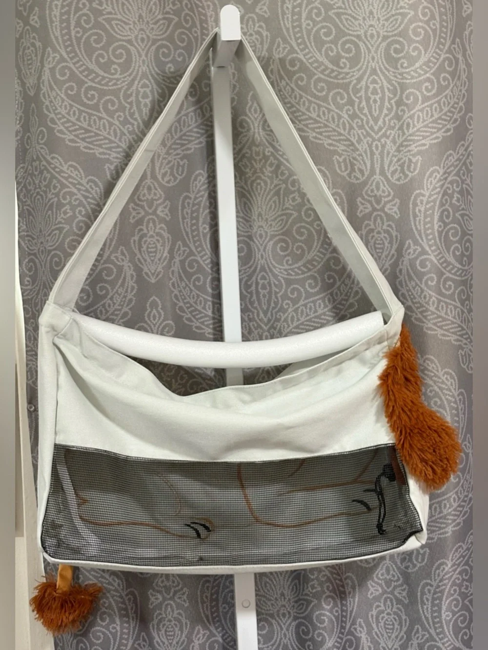 Pet Outdoor Bag Lion Shaped Cat 🐈 & Dog 🐕 Canvas Carrier Bag